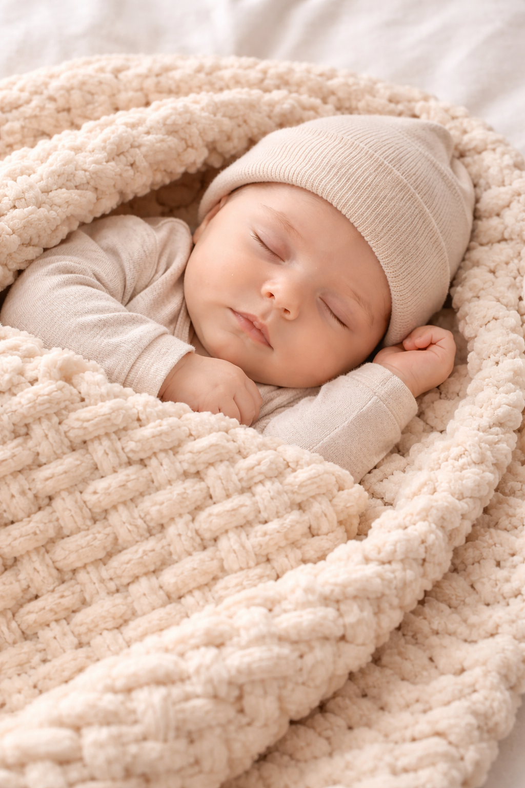 بطانية سوبربلوكو للمواليد الجدد - مصنوعة يدوياً بأمان في هولندا