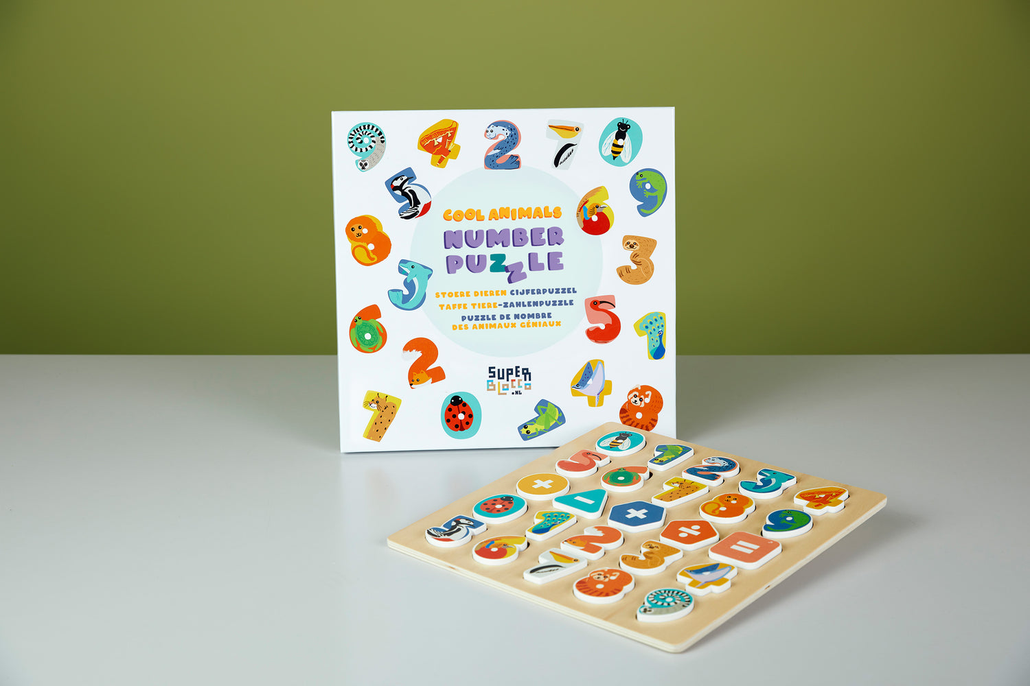 Cool Animal Number Puzzle
